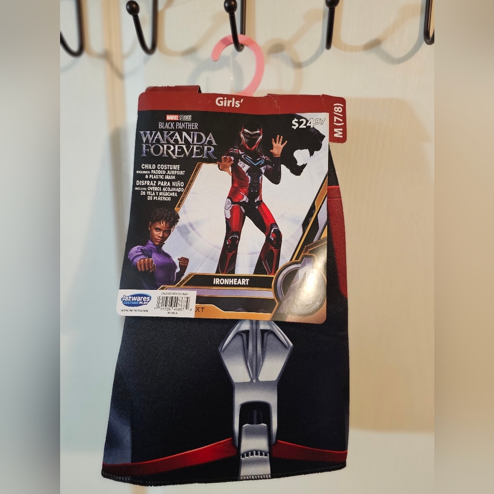 Marvel Avengers Black Panther Wakanda Forever Ironheart Costume Jazwares NEW 7/8